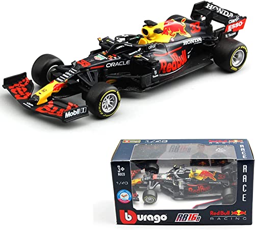 IYASFPFP RedBull Racing RB16B mit Helm Perez Verstappen #33 #11 Formula1 2021 Sammelauto 1:43 (RB16B #33 Rot) von IYASFPFP