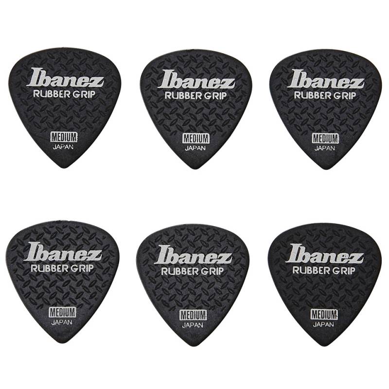 Ibanez Grip Wizard Rubber Grip Black 0,8mm Heavy Short Plektrum von Ibanez