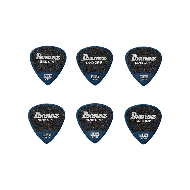 Ibanez Grip Wizard Sand Blue 0,8mm Medium Short Plektrum von Ibanez