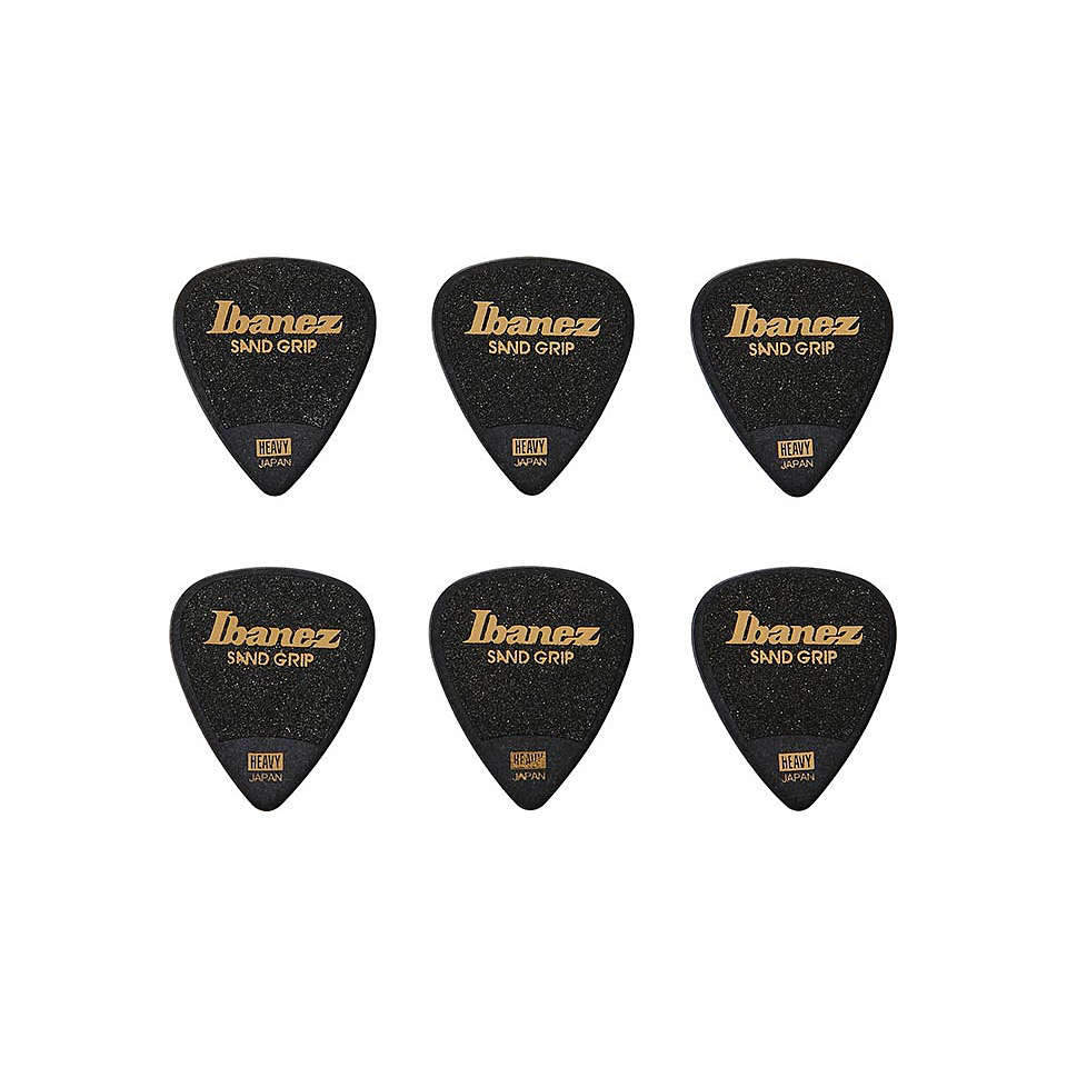 Ibanez Grip Wizard Sand Black 1,0mm Heavy Plektrum von Ibanez