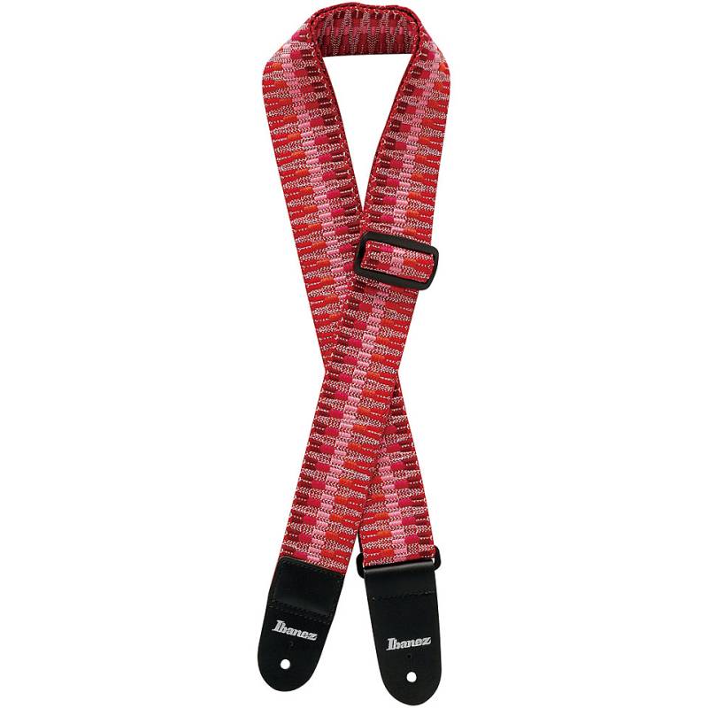 Ibanez GSB-50-C6 Braided Guitar Strap Red Gitarrengurt von Ibanez