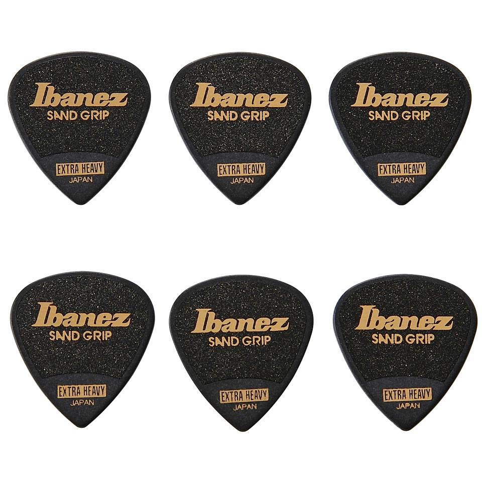 Ibanez Grip Wizard Series Sand Grip Extra Heavy Black Plektrum von Ibanez