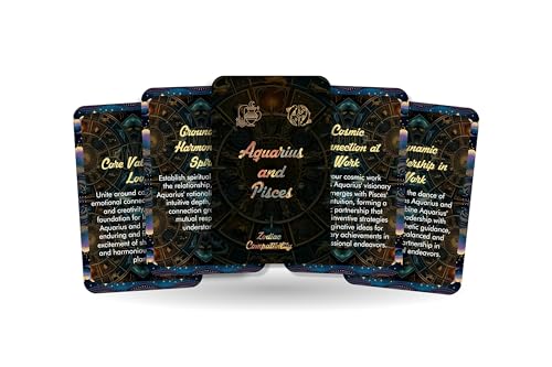 Aquarius and Pisces - Zodiac Compatibility - Divination Tools - Oracle cards - Star Sign Compatibility - Horoscope Compatibility Cards Aquarius and Pisces - Zodiac Compatibility - Divination Tools - Oracle cards - Star Sign Compatibility - Horoscope Compatibility Cards von Ibiza