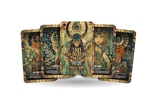 Ibiza Tarot Loki - The Trickster's Path Oracle Deck Cards - Navigieren Sie durch die Komplexitäten und Herausforderungen mit List und Witz von Ibiza