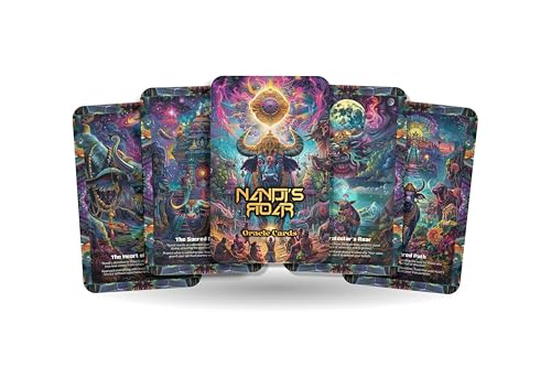 Ibiza Tarot Nandi's Roar Oracle – Tippen Sie in Nandi's starke Energie mit diesem 22-Karten-Deck, innerer Stärke, Courage und Widerstandsfähigkeit. Unleash Ihre göttliche Männerkraft. Ibiza Tarot Nandi's Roar Oracle – Tippen Sie in Nandi's starke Energie mit diesem 22-Karten-Deck, innerer Stärke, Courage und Widerstandsfähigkeit. Unleash Ihre göttliche Männerkraft. von Ibiza