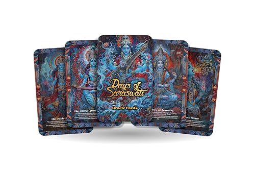 Ibiza Tarot Rays of Saraswati Oracle – Tippen Sie in die göttliche Feminine mit diesem 22-Karten-Deck, inspirierende Kreativität, Wisdom und spirituelle Growth. Ibiza Tarot Rays of Saraswati Oracle – Tippen Sie in die göttliche Feminine mit diesem 22-Karten-Deck, inspirierende Kreativität, Wisdom und spirituelle Growth. von Ibiza