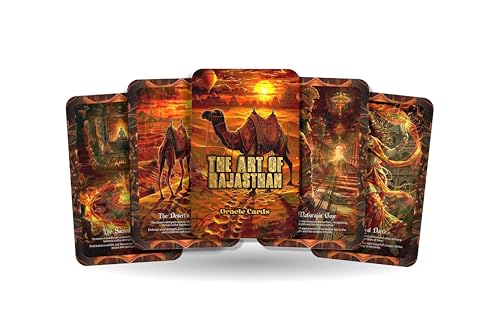 Ibiza Tarot The Art of Rajasthan Oracle - Feiern Sie die lebendige Kultur Rajasthan mit diesem 22-Karten-Deck, führen Sie eine Reise für Kreativität, Selbstausdruck und spirituelle Growth. Ibiza Tarot The Art of Rajasthan Oracle - Feiern Sie die lebendige Kultur Rajasthan mit diesem 22-Karten-Deck, führen Sie eine Reise für Kreativität, Selbstausdruck und spirituelle Growth. von Ibiza