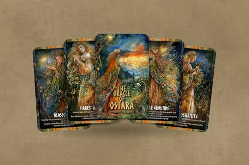 Ibiza Tarot The Oracle of Ostara - Goddesses of the Equinox - Orakelkarten - Nordic Goddess Insights - Wahrsagungswerkzeuge von Ibiza