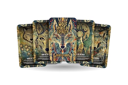 Ibiza Tarot Wolf – Spirit of Loyalty Orakel-Deck-Karten – Umarmung der Treue und der Stärke des Rudels von Ibiza