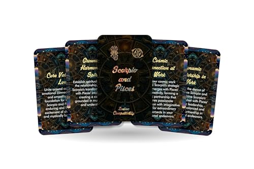 Scorpio and Pisces - Zodiac Compatibility - Divination Tools - Oracle cards - Star Sign Compatibility - Horoscope Compatibility Cards Scorpio and Pisces - Zodiac Compatibility - Divination Tools - Oracle cards - Star Sign Compatibility - Horoscope Compatibility Cards von Ibiza