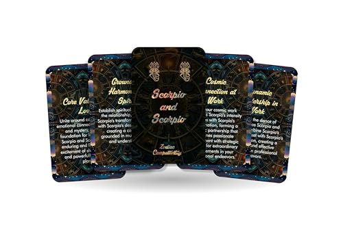 Scorpio and Scorpio - Zodiac Compatibility - Divination Tools - Oracle cards - Star Sign Compatibility - Horoscope Compatibility Cards Scorpio and Scorpio - Zodiac Compatibility - Divination Tools - Oracle cards - Star Sign Compatibility - Horoscope Compatibility Cards von Ibiza