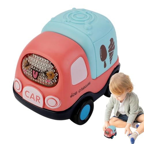 Ibuloule Badespielzeugauto für Kleinkinder,Cartoon-Autos Spielzeug | Trägheitsbetriebenes Mini-Fahrzeugspielzeug - Lustiges kreatives Auto-Spielzeugset, sturz- und stoßfestes von Ibuloule