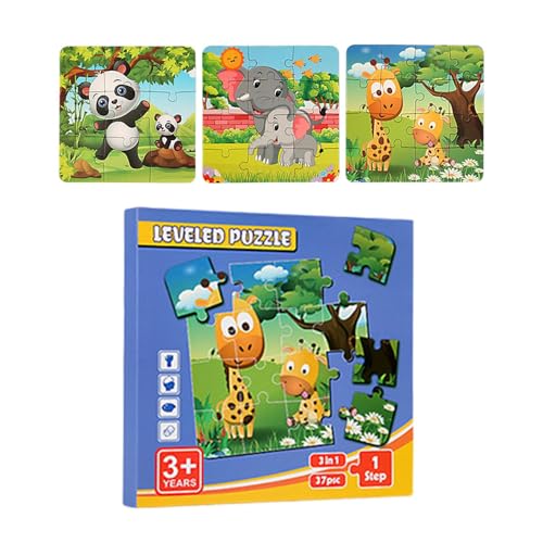 Ibuloule Magnetisches Rätselbuch, Magnetisches Rätselbuch für Kinder - Lustiges Puzzle | Interaktive Puzzles für Kinder ab 3 Jahren, Magnet-Puzzlebuch für Kleinkinder, Reise-Puzzlespielzeug für Kinder von Ibuloule