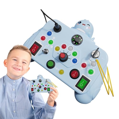 Ibuloule -Spielzeug, LED-Brett - Elektrisches sensorisches Board-Aktivitäts- -Spielzeug | Vorschulspielzeug zur Schulung der Sinneswahrnehmung für Flugzeuge, von Ibuloule