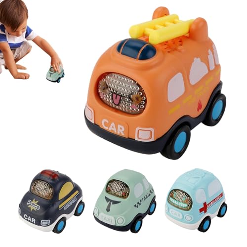 Ibuloule Trägheitsauto-Spielzeug,Mini-Spielzeugfahrzeuge | Trägheits-Mini-Cartoon-Fahrzeugmodell - Lustiges kreatives Auto-Spielzeugset, sturz- und stoßfestes Kinderauto-Modellspielzeug für Zuhause, von Ibuloule