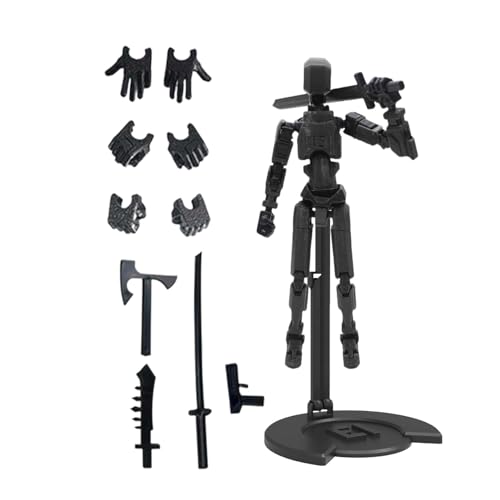 T13 Action Figure, 2024 New Titan 13 Action Figure mit Mehreren Gelenken, 3D Druck Lucky 13 Action Figure Geschenk für Kinder, Erwachsener von Ibuloule