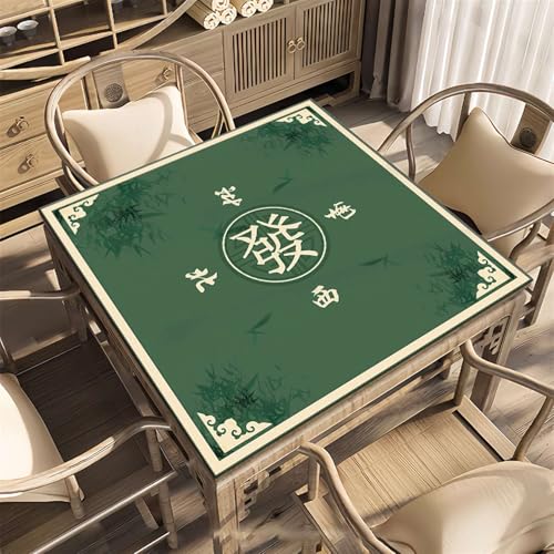 Icegrey Mahjong-Matte, rutschfeste Mahjong-Pad, Verschleißfeste Mahjong-Tischmatte aus Kristallsamt, geeignet für Mahjong-Poker, Stil 15 von Icegrey