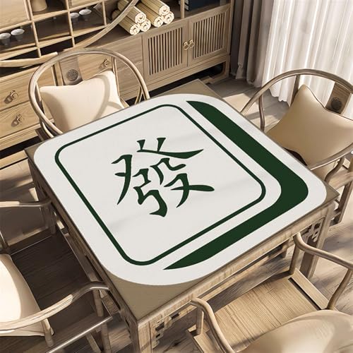 Icegrey Mahjong-Matte, rutschfeste Mahjong-Pad, Verschleißfeste Mahjong-Tischmatte aus Kristallsamt, geeignet für Mahjong-Poker, Stil 25 von Icegrey