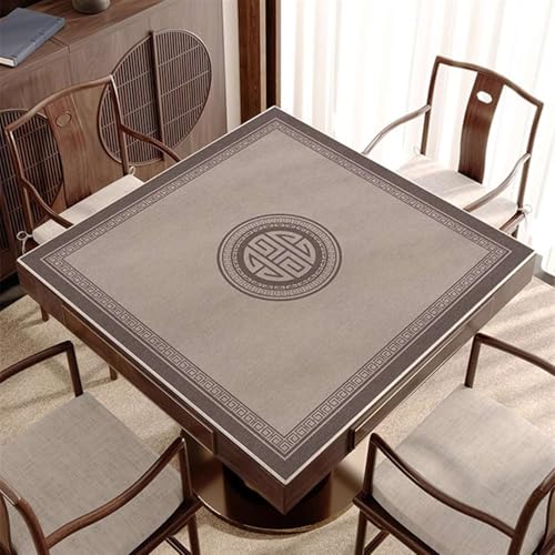 Icegrey Mahjong Tischdecke Matte Quadratische rutschfeste Pokermatte, Gaming-Matte, Tischauflage, Kartenspielmatte, Stil 11 von Icegrey