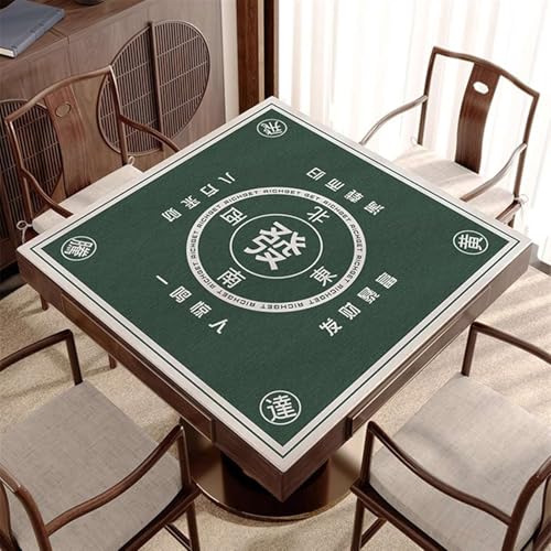 Icegrey Mahjong Tischdecke Matte Quadratische rutschfeste Pokermatte, Gaming-Matte, Tischauflage, Kartenspielmatte, Stil 13 von Icegrey