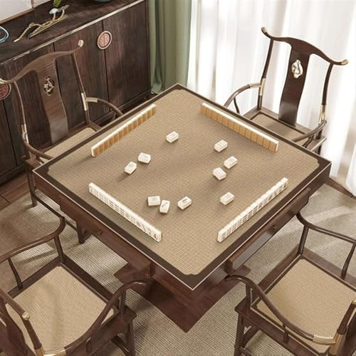 Icegrey Mahjong Tischdecke Matte Quadratische rutschfeste Pokermatte, Gaming-Matte, Tischauflage, Kartenspielmatte, Stil 19 von Icegrey