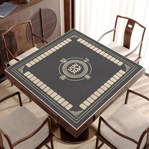 Icegrey Mahjong Tischdecke Matte Quadratische rutschfeste Pokermatte, Gaming-Matte, Tischauflage, Kartenspielmatte, Stil 2 von Icegrey