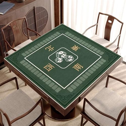 Icegrey Mahjong Tischdecke Matte Quadratische rutschfeste Pokermatte, Gaming-Matte, Tischauflage, Kartenspielmatte, Stil 9 von Icegrey