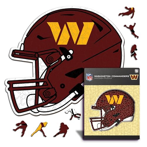 Iconic Puzzles - 100% nachhaltiges Holz mit offizieller Lizenz, Farbe Washington Commanders, S, 150 Stück Iconic Puzzles - 100% nachhaltiges Holz mit offizieller Lizenz, Farbe Washington Commanders, S, 150 Stück von Iconic Puzzles