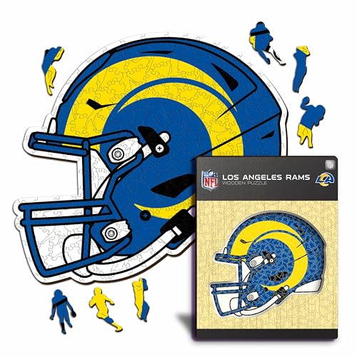 Iconic Puzzles - 100% nachhaltiges Holzpuzzle mit offizieller Lizenz, S, 150 Stück, Los Angeles Rams Iconic Puzzles - 100% nachhaltiges Holzpuzzle mit offizieller Lizenz, S, 150 Stück, Los Angeles Rams von Iconic Puzzles