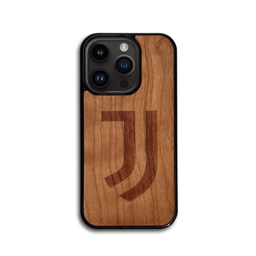 Iconic Puzzles - Juventus FC, offizielles Case für iPhone 13 aus Holz, Farbe Braun, Einheitsgröße, 100% nachhaltig von Iconic Puzzles