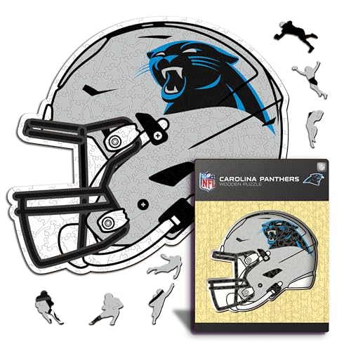 Iconic Puzzles - Carolina Panthers Helm, Holzpuzzle mit offizieller NFL Lizenzierung, 100% nachhaltig, Geschenk für Erwachsene und Kinder, Größe S, 150 Stück Iconic Puzzles - Carolina Panthers Helm, Holzpuzzle mit offizieller NFL Lizenzierung, 100% nachhaltig, Geschenk für Erwachsene und Kinder, Größe S, 150 Stück von Iconic Puzzles