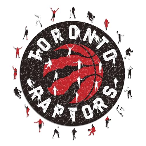 Iconic Puzzles - Toronto Raptors, Logo, Holzpuzzle, offiziell lizenziert von der NBA, 100% nachhaltig, Größe L, 500 Teile Iconic Puzzles - Toronto Raptors, Logo, Holzpuzzle, offiziell lizenziert von der NBA, 100% nachhaltig, Größe L, 500 Teile von Iconic Puzzles