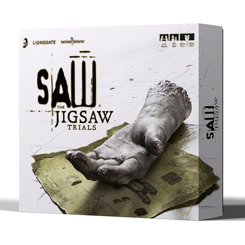 Saw: The Jigsaw Trials Game Saw Horror Movie Franchise Brettspiel von Iconiq Studios