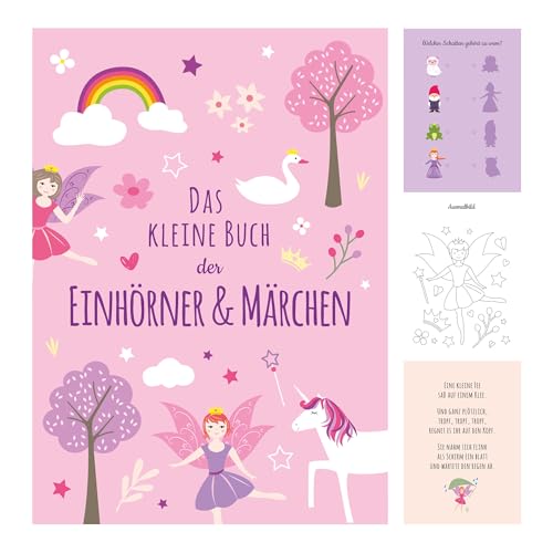 10x "Einhorn / Märchen" Mitmachbücher für Kinder – Bastelbücher als Mitgebsel Kindergeburtstag – Geschenkidee für Mädchen – Einhorn Geburtstagsmitbringsel – Kindergeburtstag Geschenk Bastelbuch von Ideenverlag HAMBURG