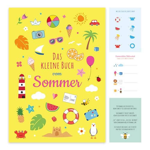 Ideenverlag HAMBURG 10x Sommer Bastelbücher für Kinder – „Das kleine Buch vom Sommer“ – Mitmachheft für Kinder ab 5 Jahren – 10er Set mit Rätseln & Ausmalbildern für Reisen, Kindergeburtstag & Ferien Ideenverlag HAMBURG 10x Sommer Bastelbücher für Kinder – „Das kleine Buch vom Sommer“ – Mitmachheft für Kinder ab 5 Jahren – 10er Set mit Rätseln & Ausmalbildern für Reisen, Kindergeburtstag & Ferien von Ideenverlag HAMBURG