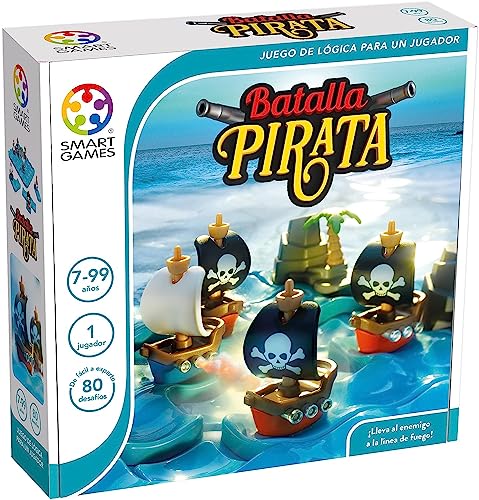 SmartGames Piratenschlacht | Kinderspiele | Brettspiele für Kinder 7 Jahre | Lernspiele 7 Jahre | Spiele für Kinder | Geschenk für Jungen 7 Jahre von SmartGames