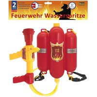 Idena Kinder-Feuerwehr-Wasserspritze mit verstellbarer Düse 22l Wassertank 40cm von Iden