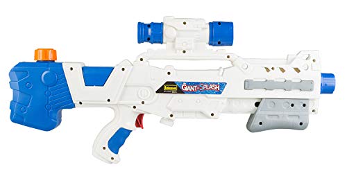 Idena 40425 - Idena Wasserblaster "Giant-Splash", Wasserpistole für Kinder, mit Pumpfunktion, ca. 51 cm groß, weiß, ideal für den Urlaub, am Strand oder Pool von Idena