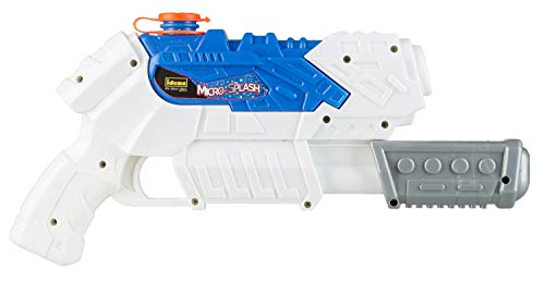 Idena 40426 - Idena Wasserblaster "Micro-Splash", Wasserpistole für Kinder, mit Pumpfunktion, ca. 28 cm groß, weiß, ideal für den Urlaub, am Strand oder Pool von Idena