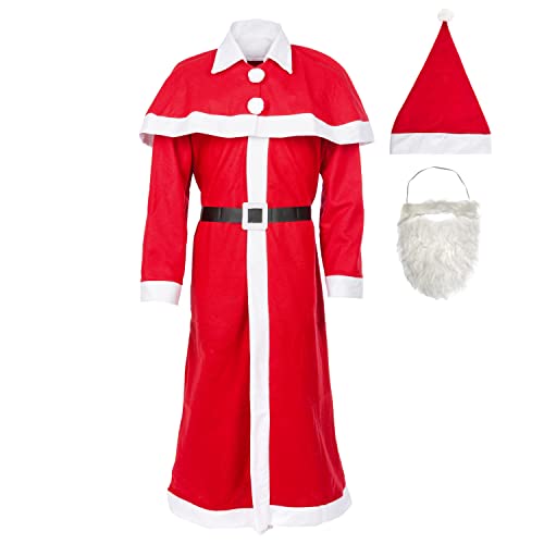 Idena 8580108 - Kostüm Weihnachtsmann, Santa Claus, Weihnachten, Weihnachtskostüm, Faschingskostüme von Idena