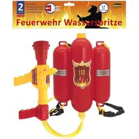 Idena Kinder-Feuerwehr-Wasserspritze mit verstellbarer Düse 22l Wassertank 40cm Idena Kinder-Feuerwehr-Wasserspritze mit verstellbarer Düse 22l Wassertank 40cm von Idena