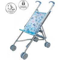 Idena Puppenbuggy zusammenklappbar blau 57x23x48cm Schiebehöhe 55cm Idena Puppenbuggy zusammenklappbar blau 57x23x48cm Schiebehöhe 55cm von Idena