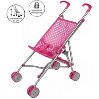 Idena Puppenbuggy zusammenklappbar pink 52x26x55cm Schiebehöhe 55cm Idena Puppenbuggy zusammenklappbar pink 52x26x55cm Schiebehöhe 55cm von Idena