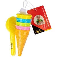 Idena Sandformen Set Eiscreme mit Löffel mehrfarbig 6 Teile Idena Sandformen Set Eiscreme mit Löffel mehrfarbig 6 Teile von Idena