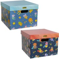 Idena Spielzeugkisten Aufbewahrungsboxen faltbar 33x25,5x35cm 2 Stück Idena Spielzeugkisten Aufbewahrungsboxen faltbar 33x25,5x35cm 2 Stück von Idena