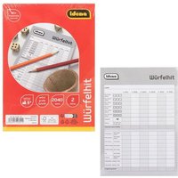 Idena Würfelhit große Schrift 2 Stück doppelseitig bedruckt für 2040 Spiele Idena Würfelhit große Schrift 2 Stück doppelseitig bedruckt für 2040 Spiele von Idena