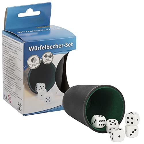 Würfelbecher Set mit 5 Würfel - Idena 10002233 Würfelbecher Set mit 5 Würfel - Idena 10002233 von Idena