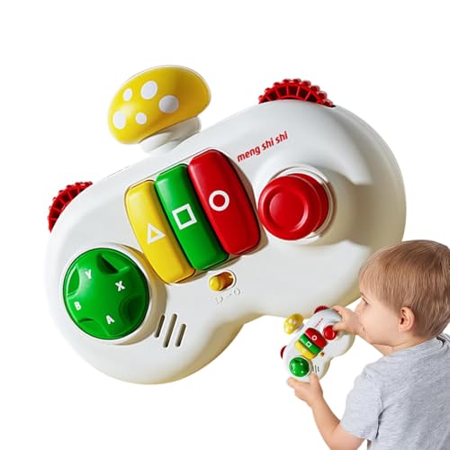 Idezek Busy Game Board Controller, Kids Busy Game Board Travel - Pilz-Sensorbrett-Spielzeug | Kinderspiel, sensorisches Spielzeug, interaktives sensorisches Brettspielzeug, feine Aktivität, motorische von Idezek