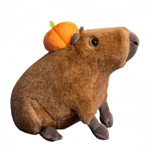 Idezek Capybara-Plüschtier, Capybara-Plüschtier | 11,81 Zoll großer niedlicher Cartoon-gefüllter Capybara | Tierplüschtiere, realistische Plüschkissen, Kinderkuscheltiere für besondere Anlässe von Idezek