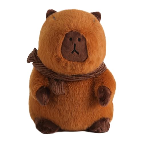 Idezek Gefüllte Capybara, Capybara Plüsch, Weiches Cartoon-Spielzeug, Niedliches Capybara-Plüschkissen, weiches Capybara-Kuscheltier, Spielzeug zum Umarmen für Kinder, Mädchen und von Idezek